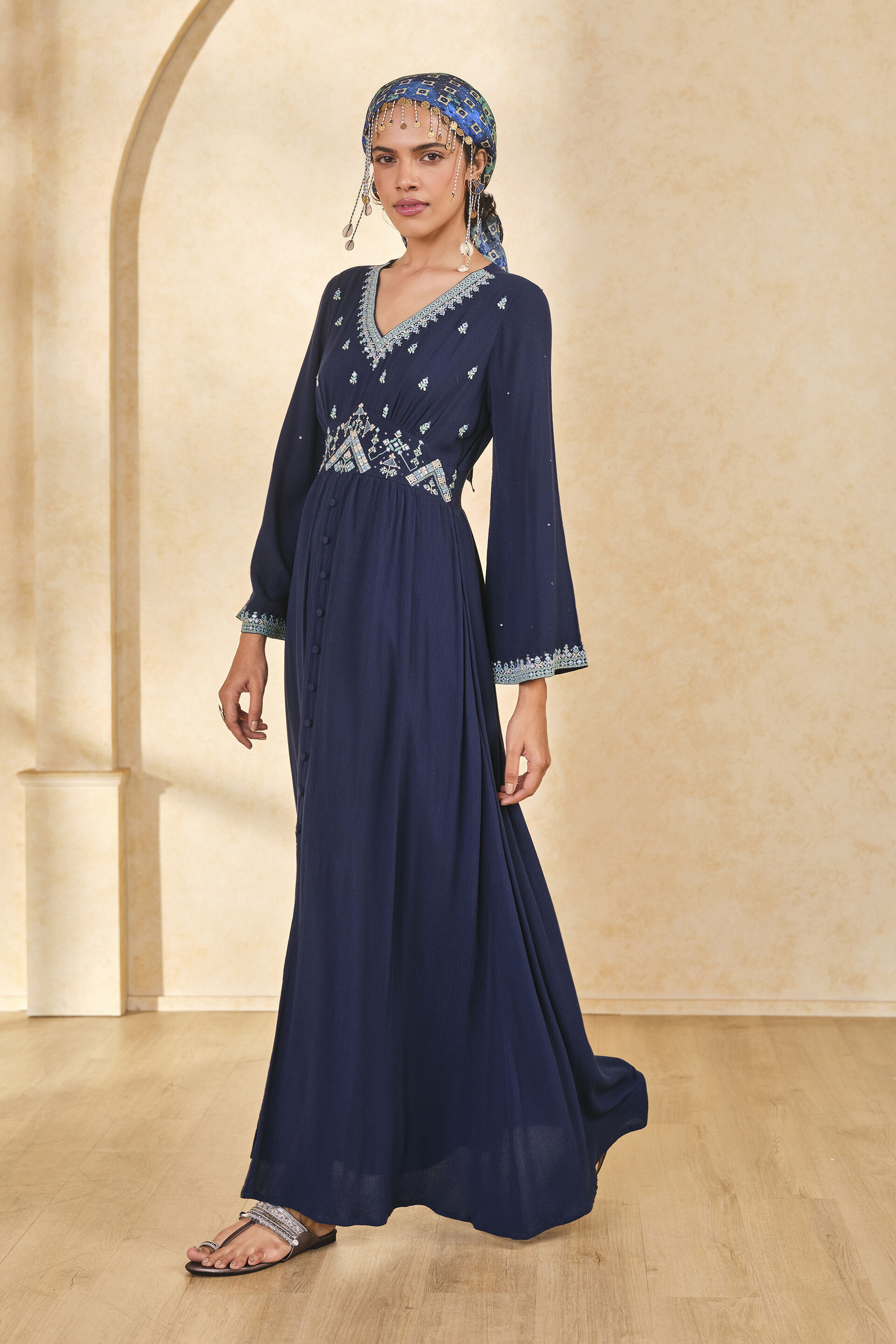Indigo Blue Maxi, Blue, image 2